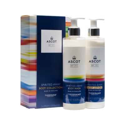 Tisserand Ascot Body Collection Spirited Away (Body Wash & Lotion) 295ml x 2 Pack